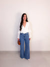 Calça Wide Pérola