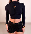 Cropped Gola canelado premium