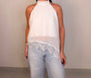 Blusa Renda Lateral