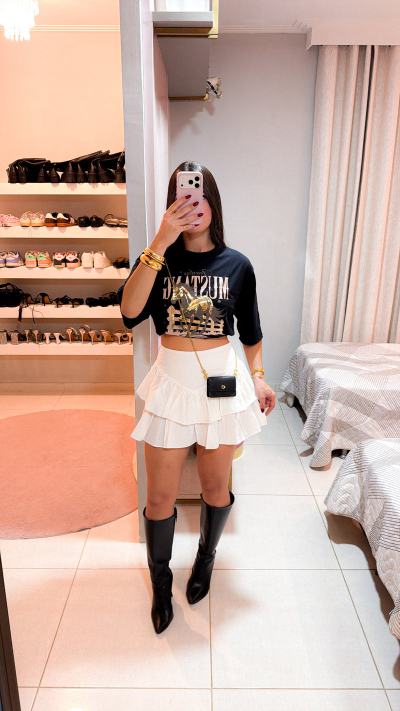 Tee Cropped Mustang