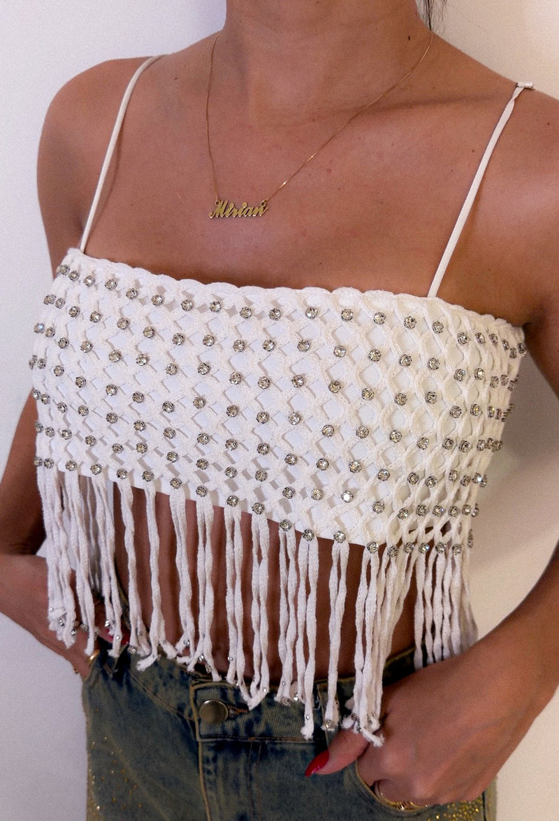 Cropped Strass