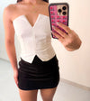 Short Saia Aveludada